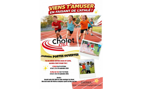 🏃‍♂️🎉 Journées Portes Ouvertes : Découvrez l’Athlétisme en Vous Amusant !