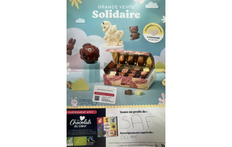 Vente de chocolats