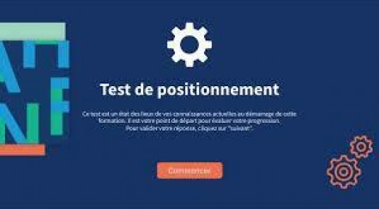 Formations : Faire un test de positionnement