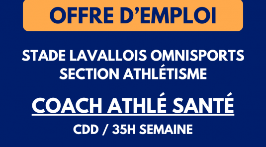 Offre d'emploi (CDD) - Stade Lavallois Omnisports section Athlétisme